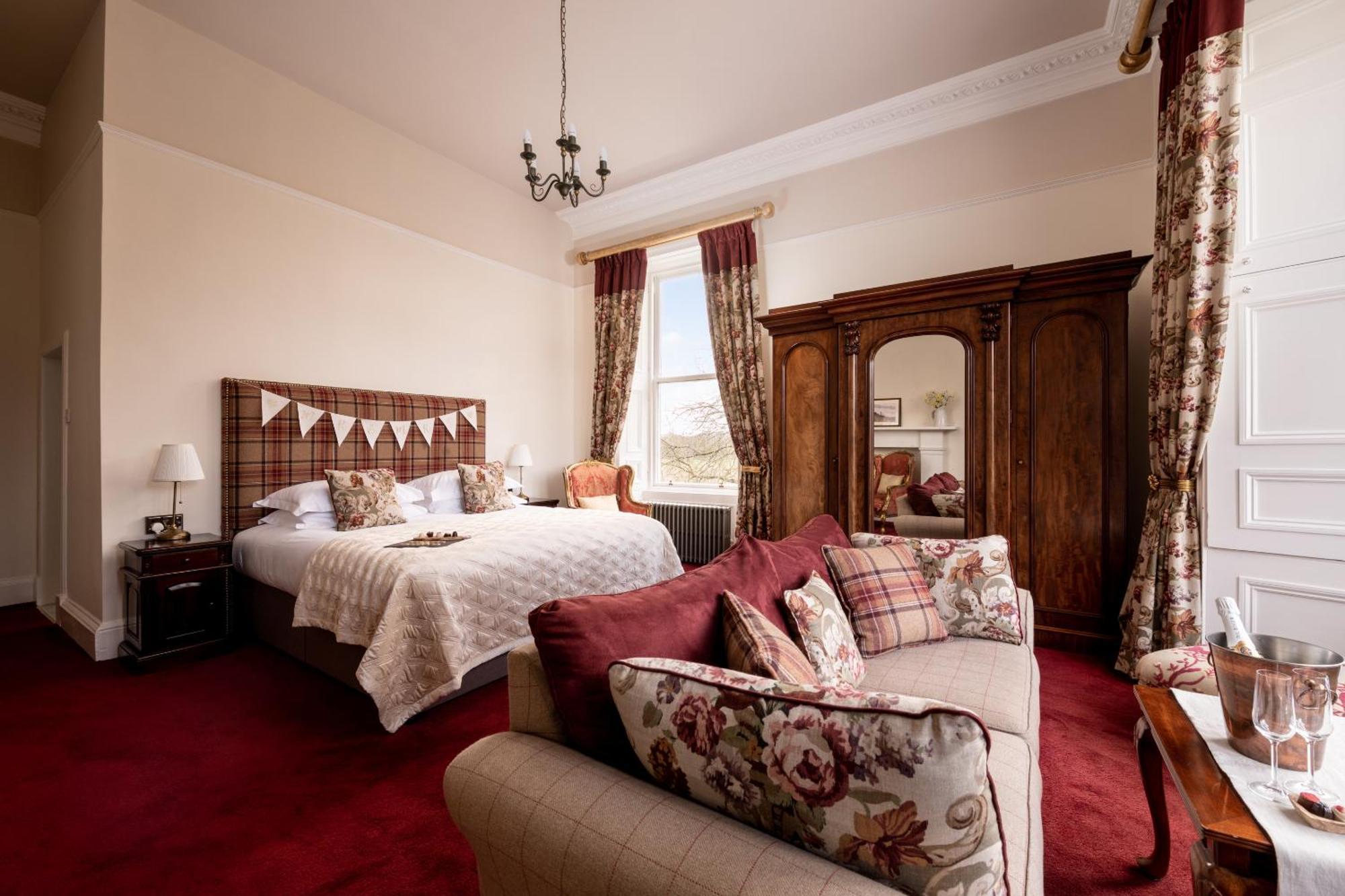 Nithbank Country Estate 5 Star Gold Bed and Breakfast Thornhill  Buitenkant foto