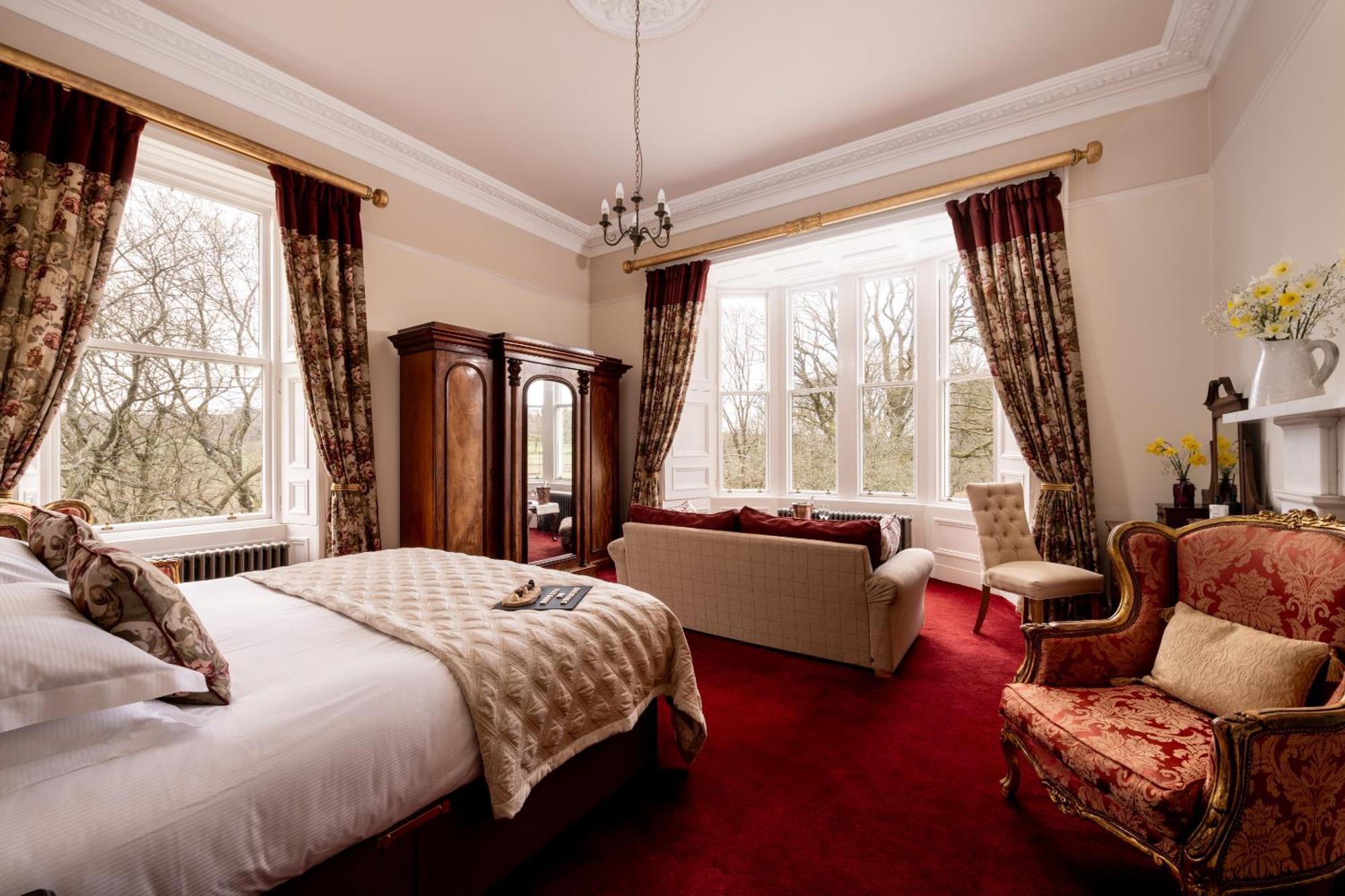 Nithbank Country Estate 5 Star Gold Bed and Breakfast Thornhill  Buitenkant foto